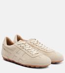 Кроссовки H693 из замши Hogan, Biscotti 331 - фото