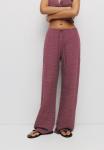 Брюки PULL&BEAR Trousers, Bordeaux - фото