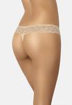 Стринги Teyli Damen Tanga mit floraler Spitze Comfo, бежевый - фото 2