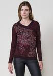 Топ Koroshi PRINTED, Granate Maroon/Dark Red - фото