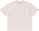 Футболка BAPE Bathing Ape Relaxed Fit 'Ivory', кремовый - фото