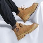 Мужские ботинки Cahhrrn X Martin Boot Men Beige Weishibangwei - фото 18