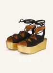 Босоножки liana на платформе See By Chloé, черный - фото