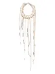 Колье с бахромой Dries Van Noten, нейтральный - фото