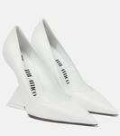 Кожаные туфли Cheope The Attico, белый - фото