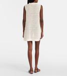 Мини-платье Люси крючком из хлопка Leset, Creme - фото 3