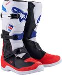 Ботинки для мотокросса Tech 3 Alpinestars, черный/белый/красный/синий - фото