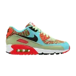 Кроссовки Nike Air Max 90 Premium Mesh GS, зеленый - фото