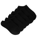 Набор из 6 детских носков-невидимок Sof Sole, черный - фото