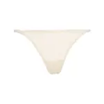 Кружевные стринги Guess, бежевый - фото