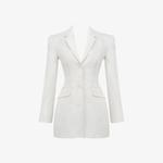 Мини-Платье-Блейзер Amia из тканого материала House Of Cb, белый - фото