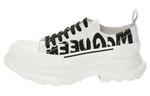 Ботинки Alexander McQueen Tread Slick Low Lace Up Leather Graffiti White Black White - фото