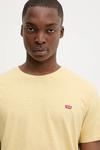Хлопковая футболка Levi'S, желтый - фото 4