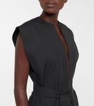 Платье макси из хлопка и шелка WARDROBE.NYC, черный - фото 4