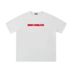 Футболка Unisex SIMPLE RIMLESS, белая (красная) - фото 7