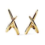 Серьги-гвоздики - Sloane Ana Luisa, Gold, gold - фото