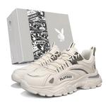 Кроссовки унисекс с низким верхом Playboy, бежевый - фото 15