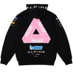 Толстовка Palace x Kappa For Alpine 'Black', черный - фото 2