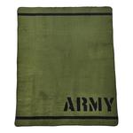 Плед twentyfour Army, 200 см цвет olivegrün/schwarz - фото