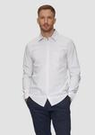 Рубашка Slim Fit на пуговицах s.Oliver, White - фото 2