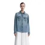 Женская рубашка GAP, цвет Blue - фото 5