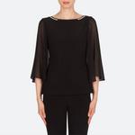 Блузка женская Joseph Ribkoff, черный - фото