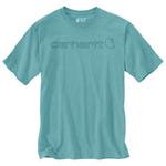 Футболка с логотипом Core, s/s Carhartt, голубой - фото