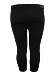 Джинсовые шорты ONLY Carmakoma Skinny Jeans Augusta, черный деним - фото 3