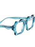 Очки в скульптурной оправе G6 Kuboraum, синий - фото 3