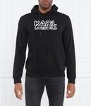 Толстовка мужская Karl Lagerfeld с надписью, черный - фото