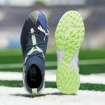 Футбольные бутсы Puma, цвет grau/weiss/gelb - фото 4