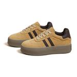 Низкие кеды для скейтбординга SNOWELF, черные с утолщенной подошвой - фото 9