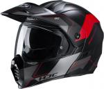 Шлем HJC c80 rox, Black Matt/Red - фото