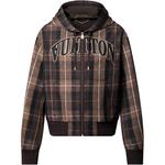 Приталенный худи-блузон LOUIS VUITTON, коричневый - фото