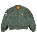 Куртка Supreme x Bounty Hunter MA-1, Olive - фото