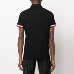 Весна-Лето 2022 Поло Мужская Черная Moncler - фото 4