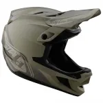 Шлем Troy Lee Designs D4 Polyacrylite MIPS downhill, зеленый - фото 2