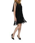 Черное платье с бахромой Frank Lyman - фото 2