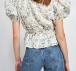 Блуза Eliza Eyelet в оливковом цвете Multi En Saison - фото 3