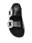 Roger Vivier шлепанцы Slidy Viv', черный - фото 4