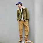 Мужская пуховая куртка CAT, темный хаки - фото 5