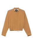 GCDS укороченный бомбер, коричневый - фото