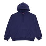 Толстовка Supreme Frayed Hooded Sweatshirt, Washed Navy - фото 2