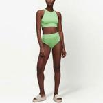 Y-3 Женская майка-алкоголичка Green - фото 3