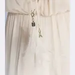 Платье Patrizia Pepe, бежевый - фото 4