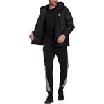 Стеганая куртка мужская черная Adidas, черный - фото 6