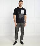 Футболка te_patchwork Relaxed fit Boss Orange, черный - фото 2