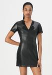 Платье TWINSET COATED DRESS, Nero/Black - фото 4