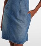 Джинсовое мини-платье Stella McCartney, Vintage Blue Denim - фото 5