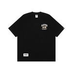 Футболка с принтом логотипа A Bathing APE Aape, черный - фото